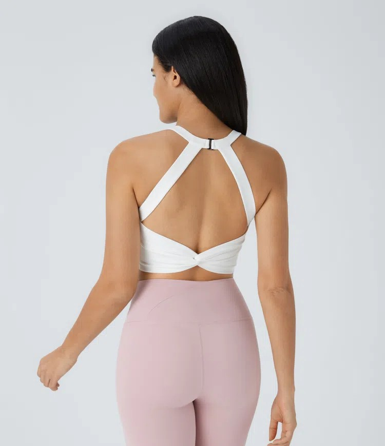 Softlyzero Plush Twist Crop Tank
