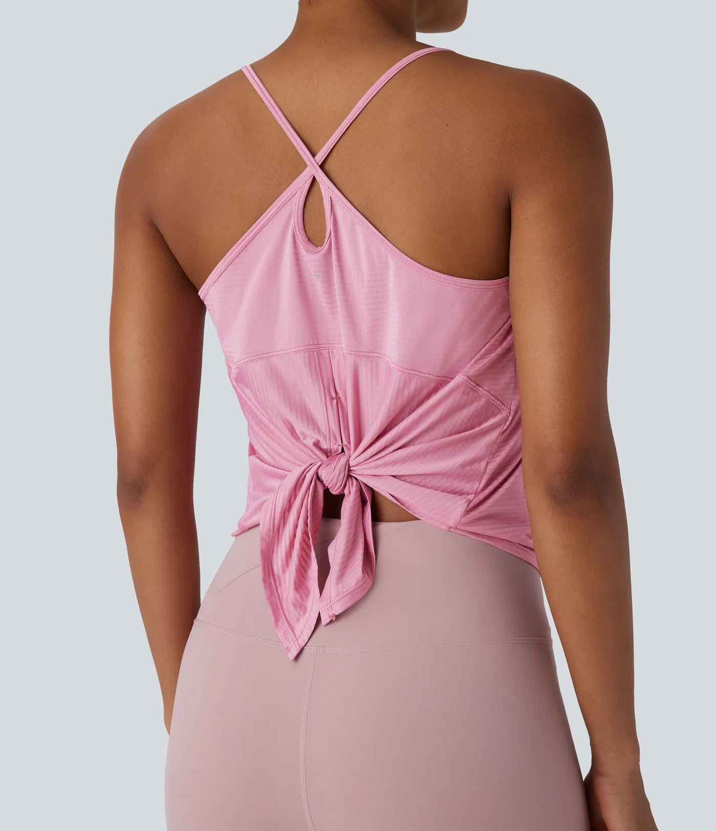 Backless Cross-Back Yoga Tank