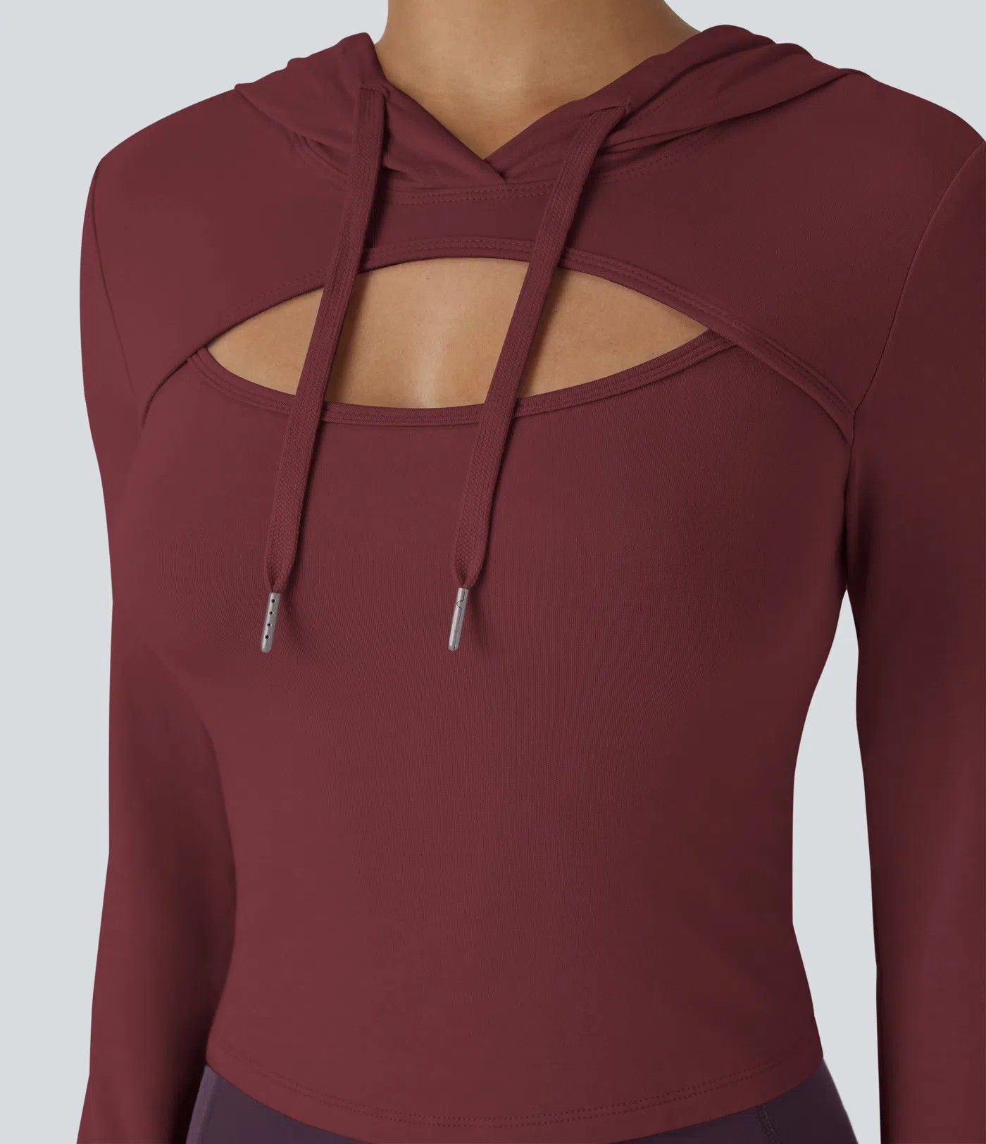 Cutout Hoodie sweatshirt