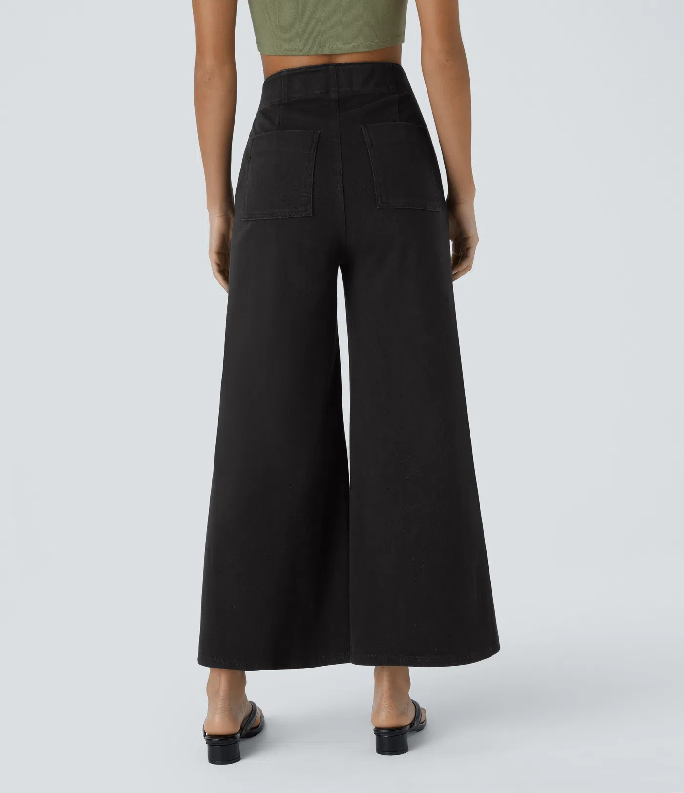 Flared Knit Jeans