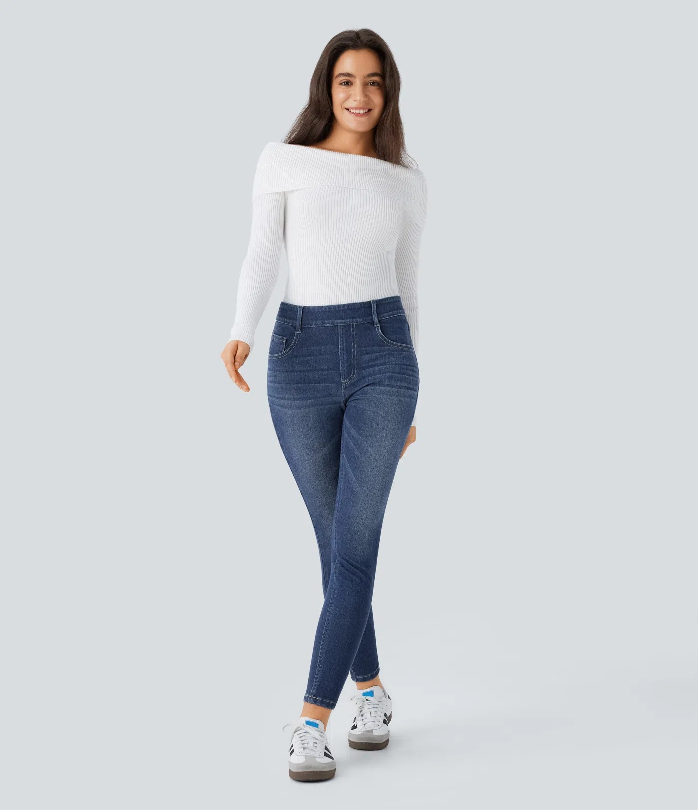Flex Pull-On Skinny Jeans