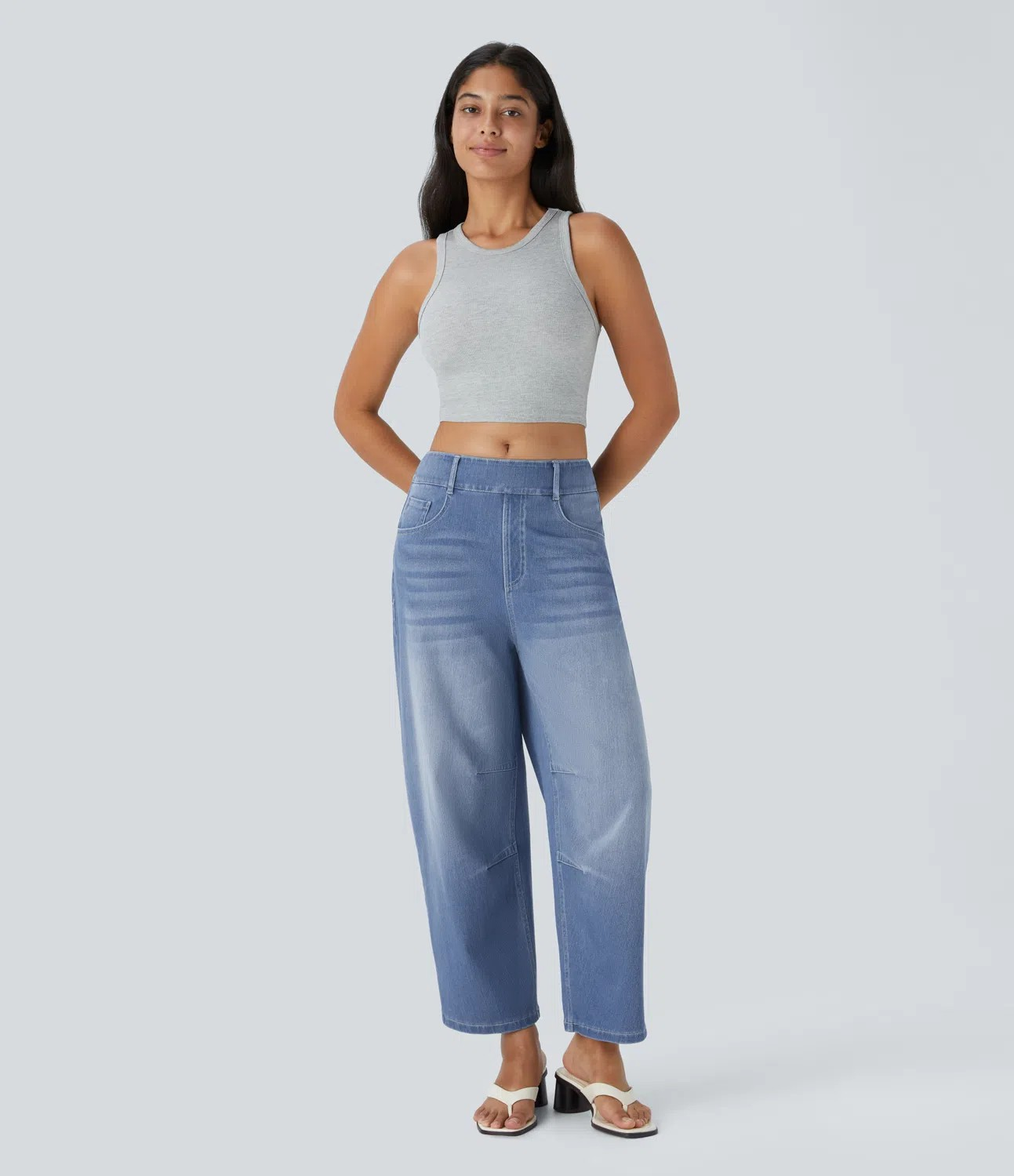 Stretchy Knit Jeans