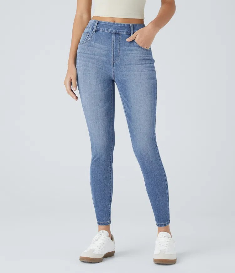 Flex Pull-On Skinny Jeans