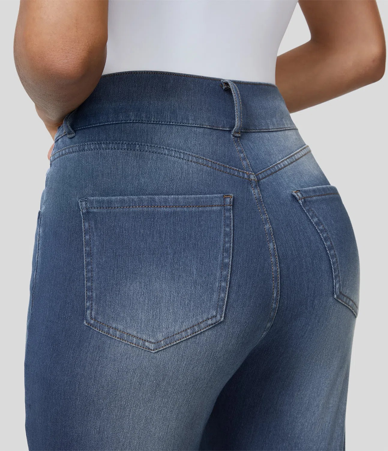 Faded Tapered Jeans