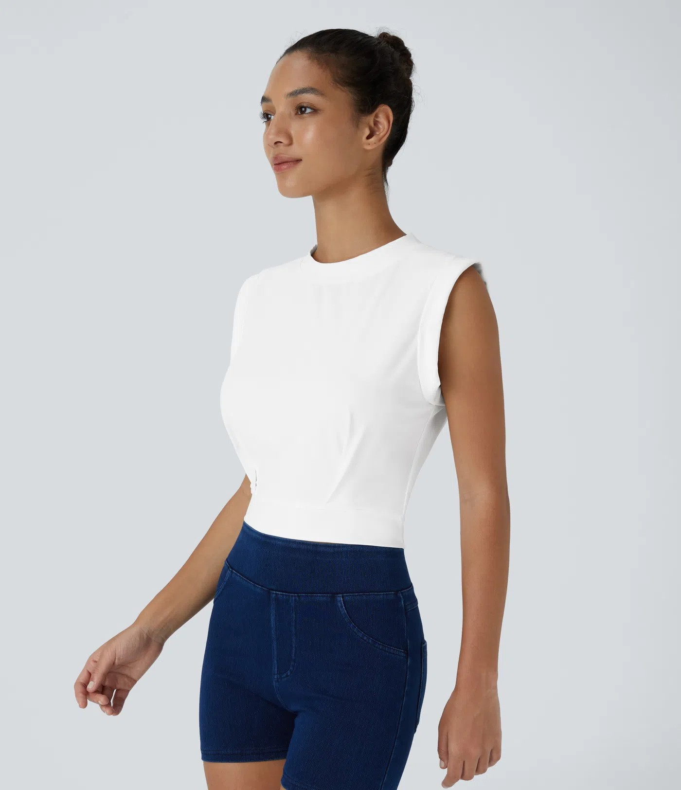 Sleeveless Crop Yoga Tank