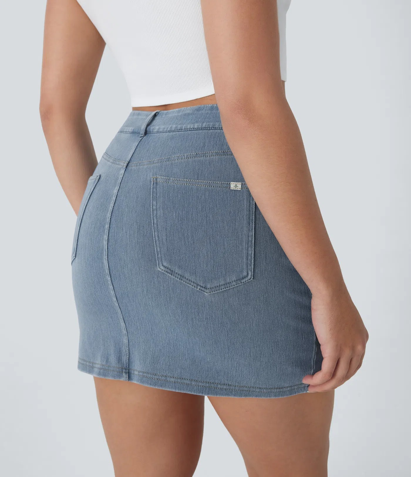 2-in-1 High-Waisted Skirt
