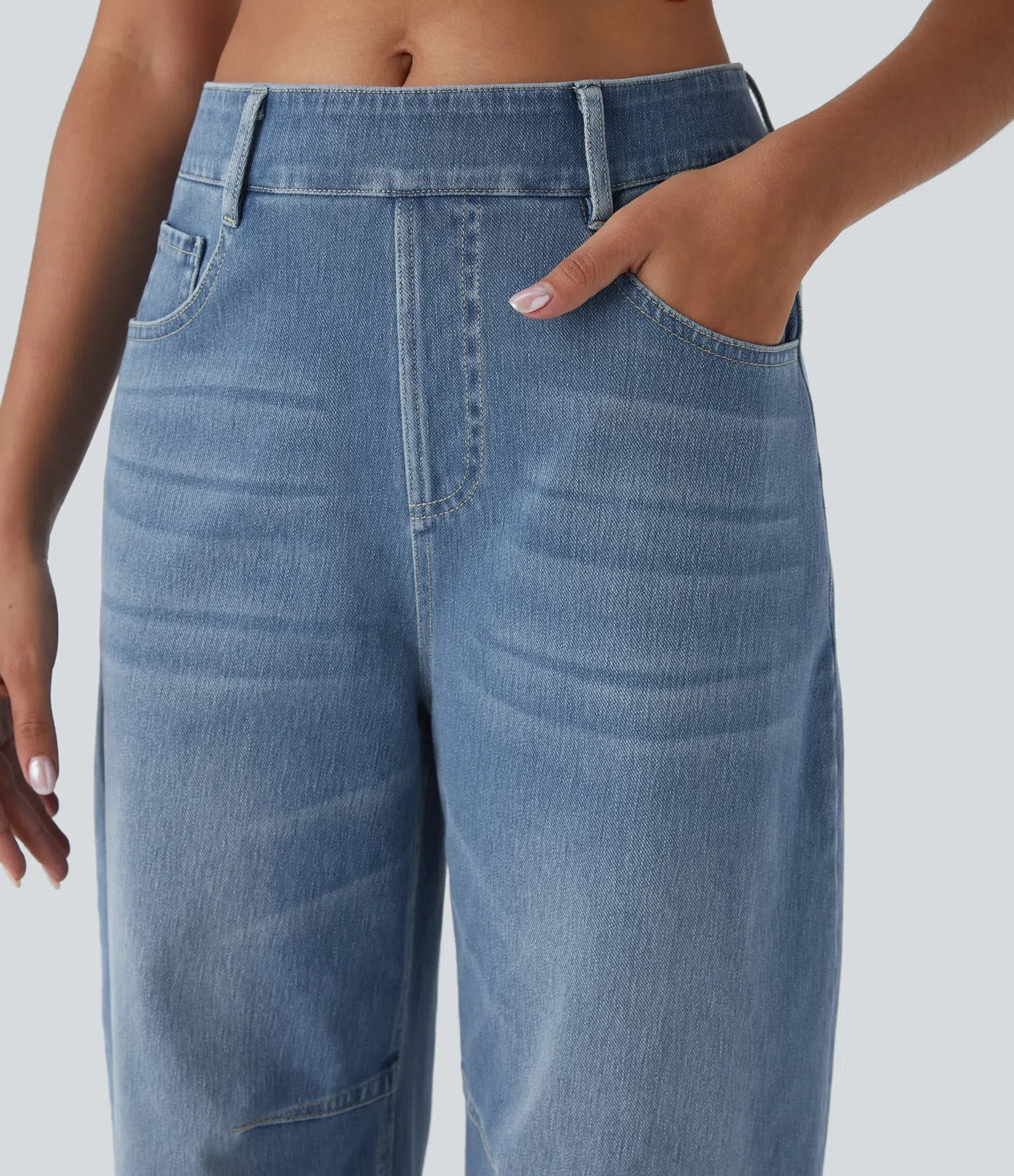 Stretchy Knit Jeans