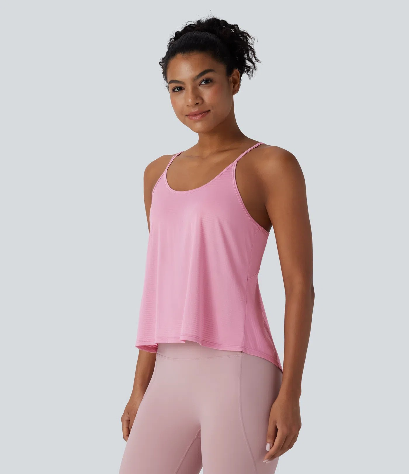 Backless Cross-Back Yoga Tank
