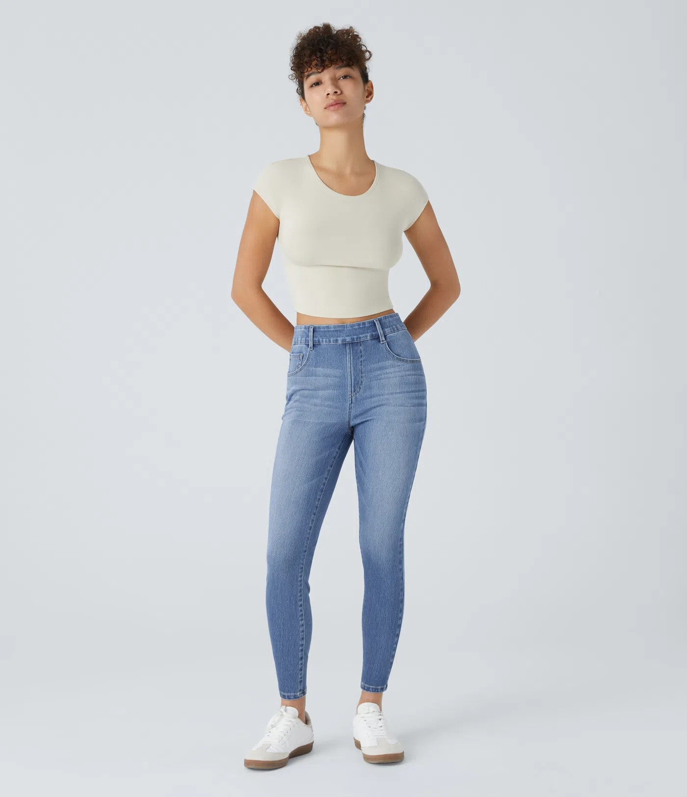 Flex Pull-On Skinny Jeans