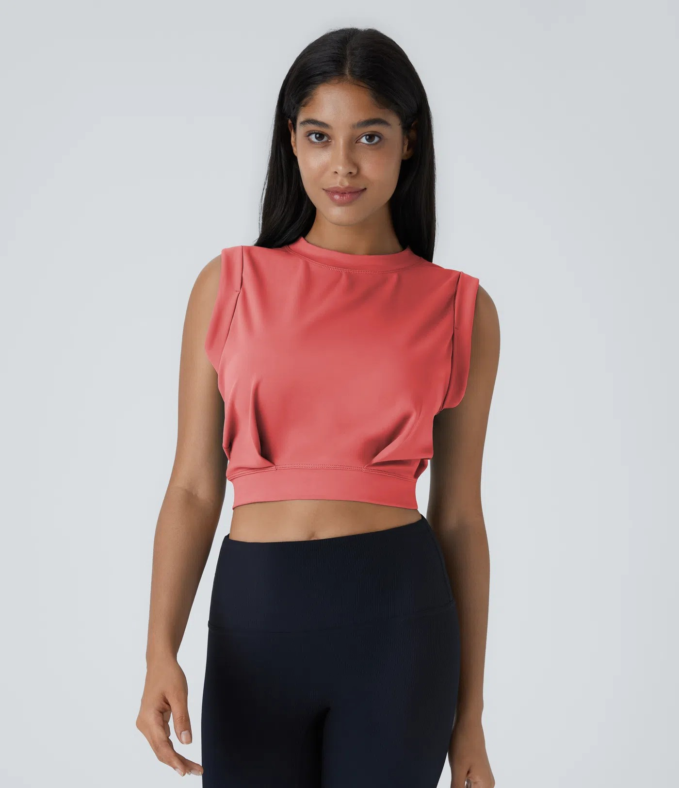Sleeveless Crop Yoga Tank