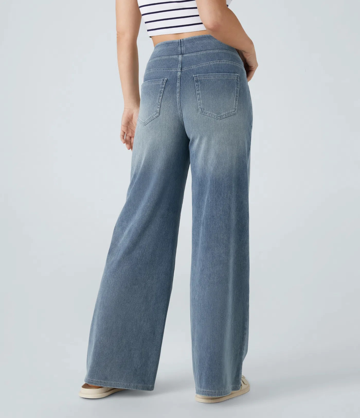 High waist wide-leg Jeans
