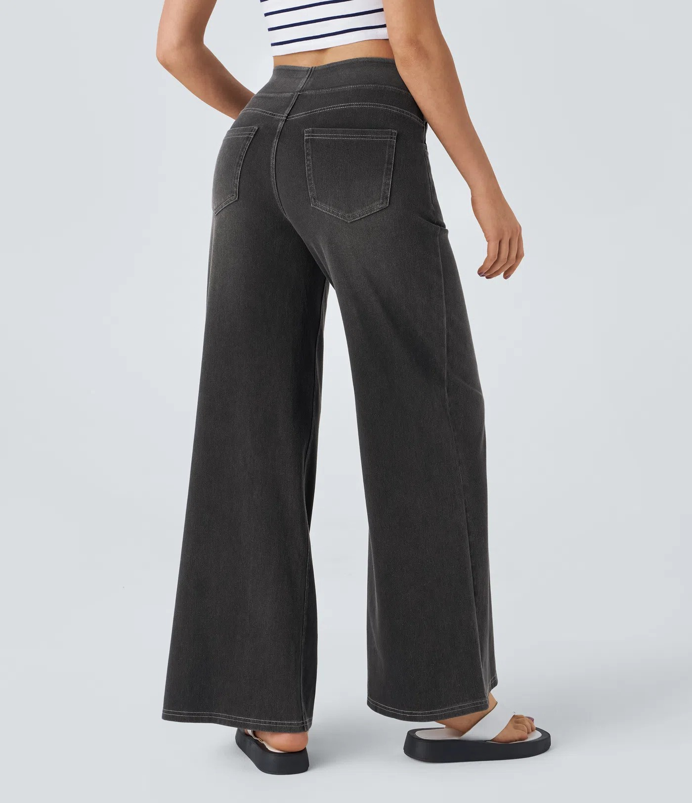 High waist wide-leg Jeans