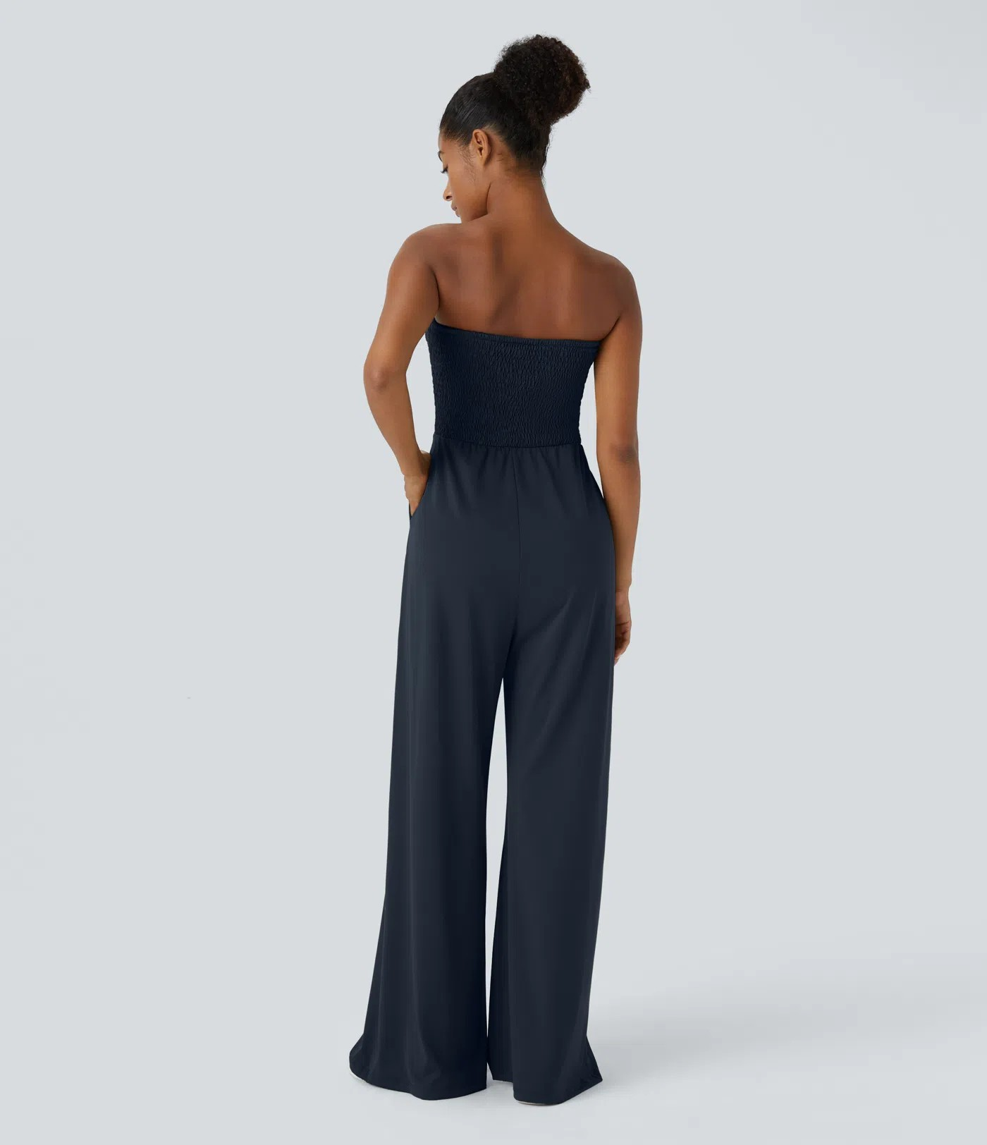 Backless Wide-Leg Jumpsuit