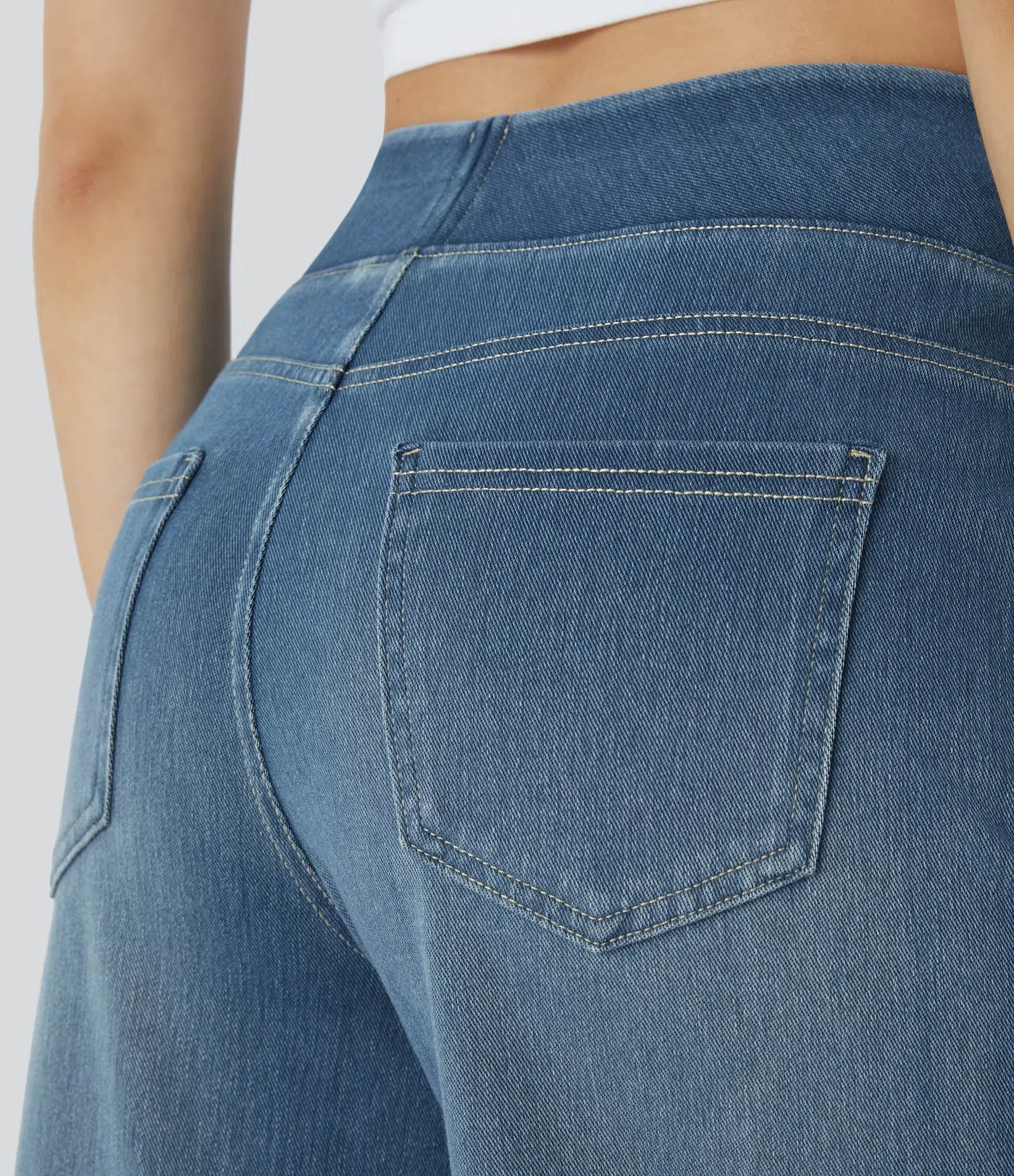 High waist wide-leg Jeans