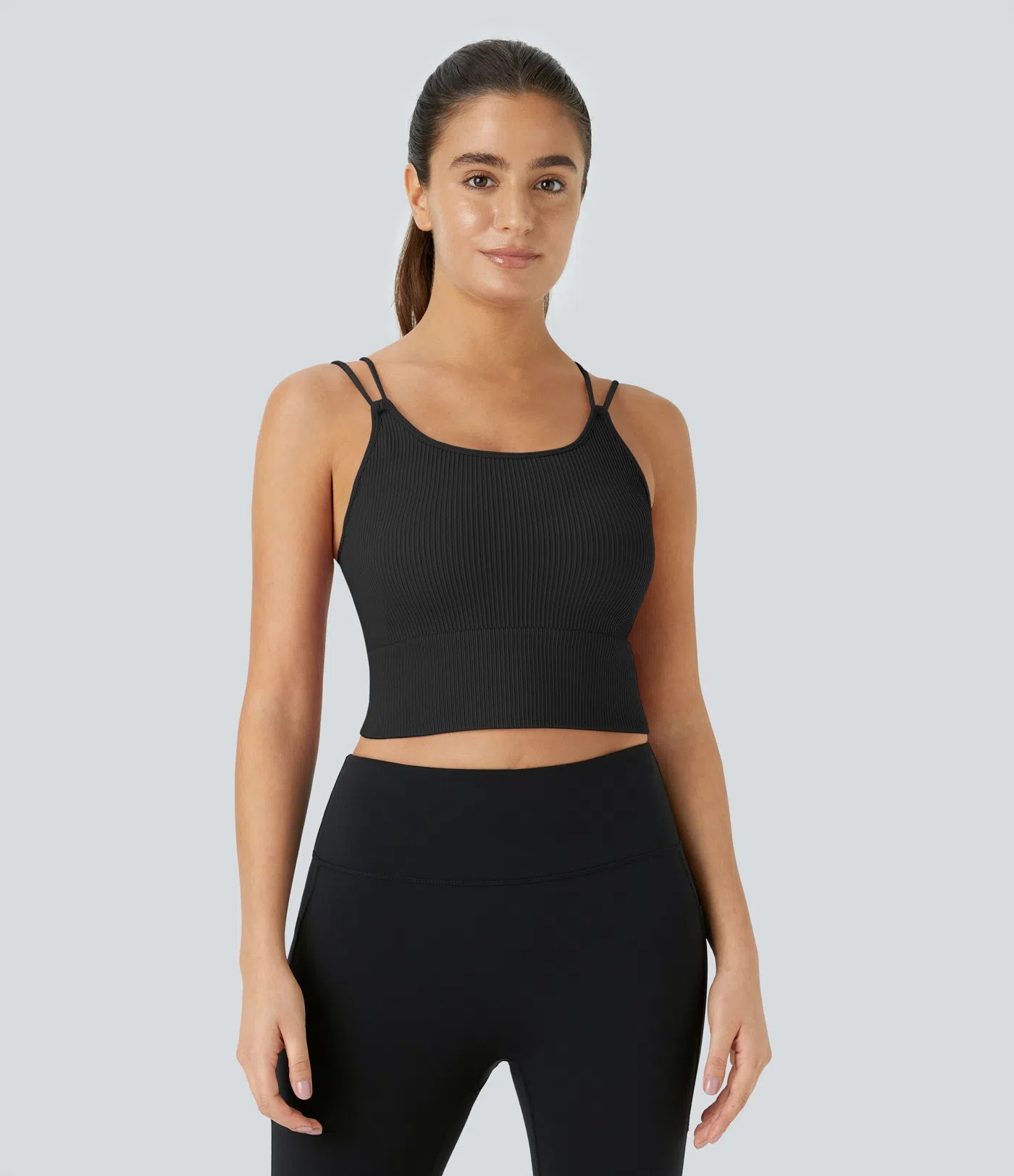 Seamless V-Back Yoga Tank