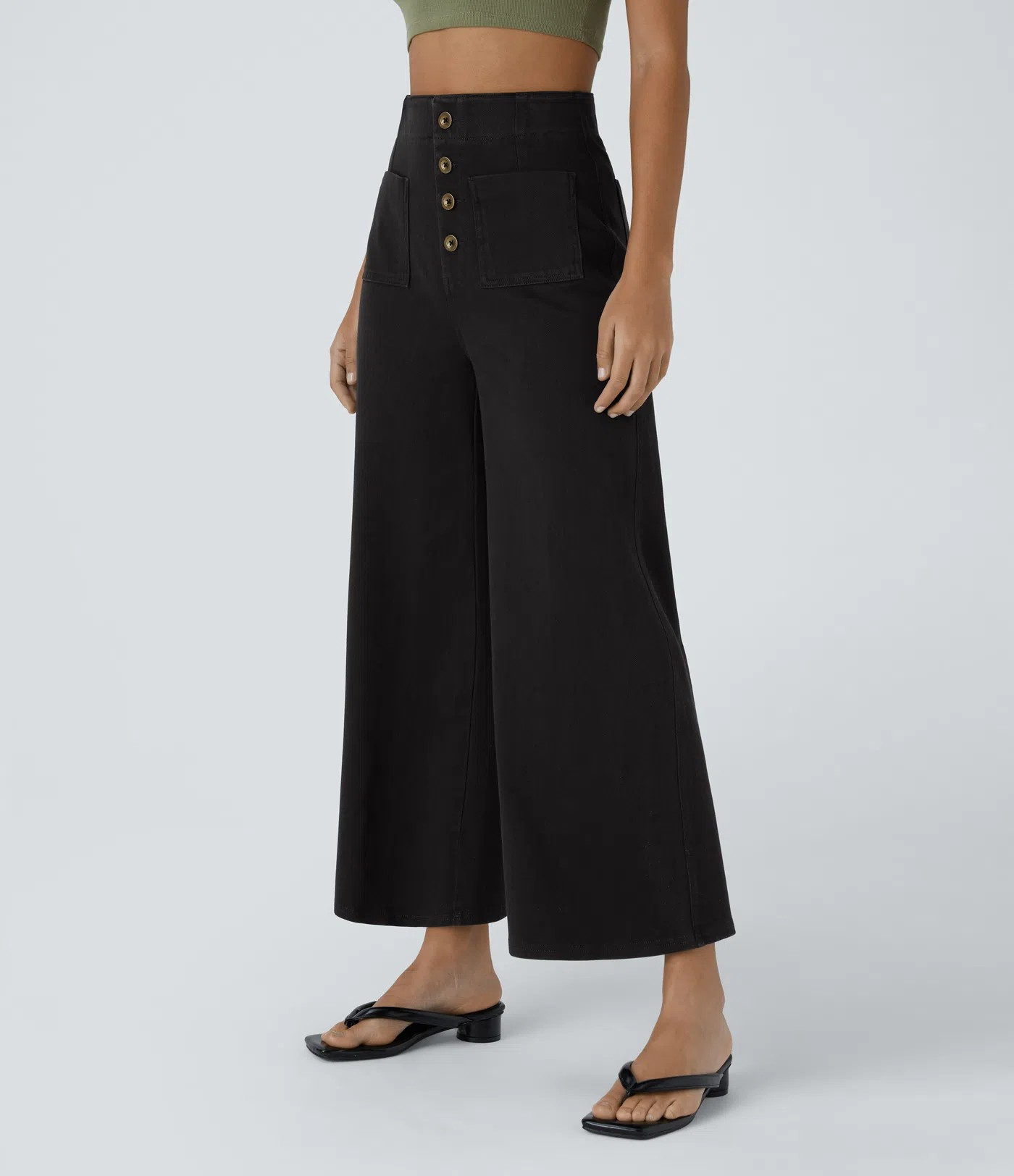 Flared Knit Jeans