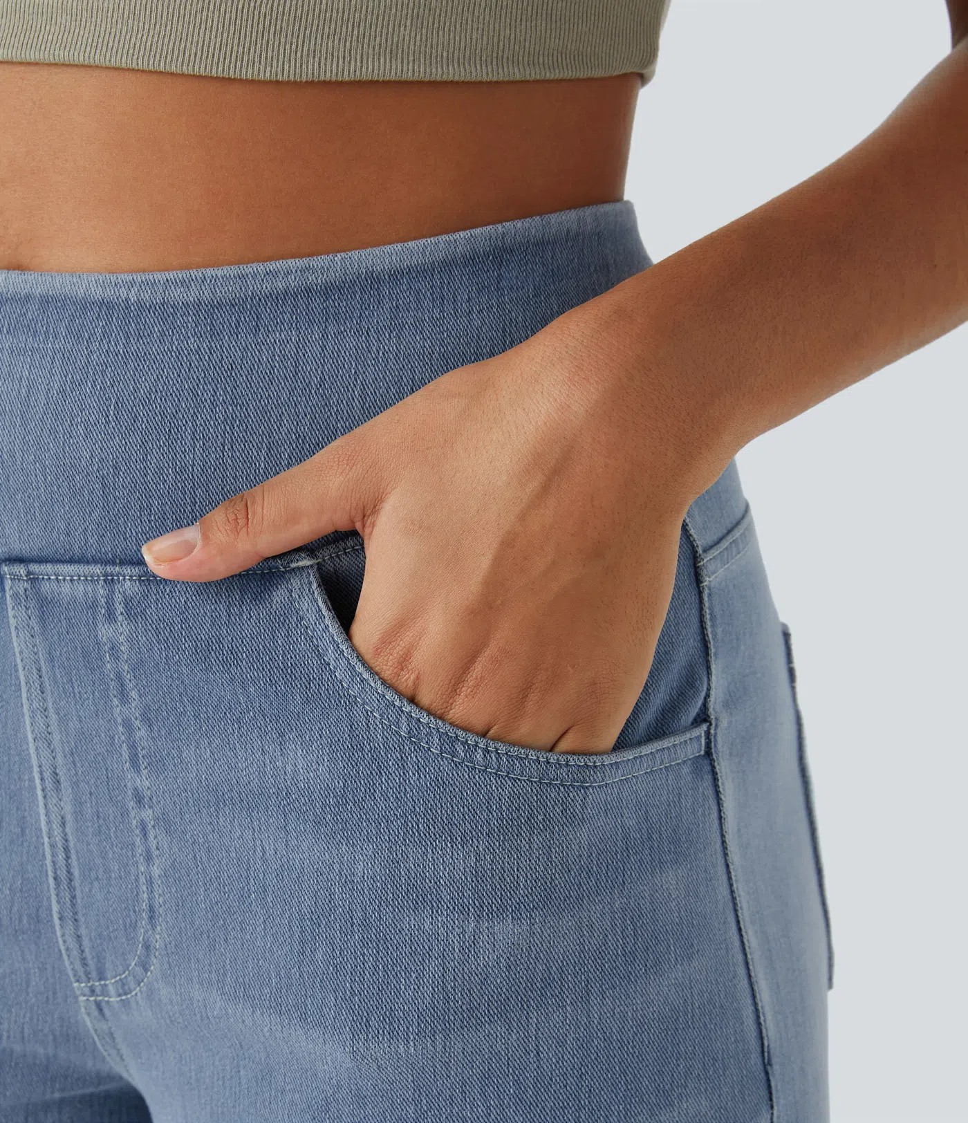 High waist wide-leg Jeans