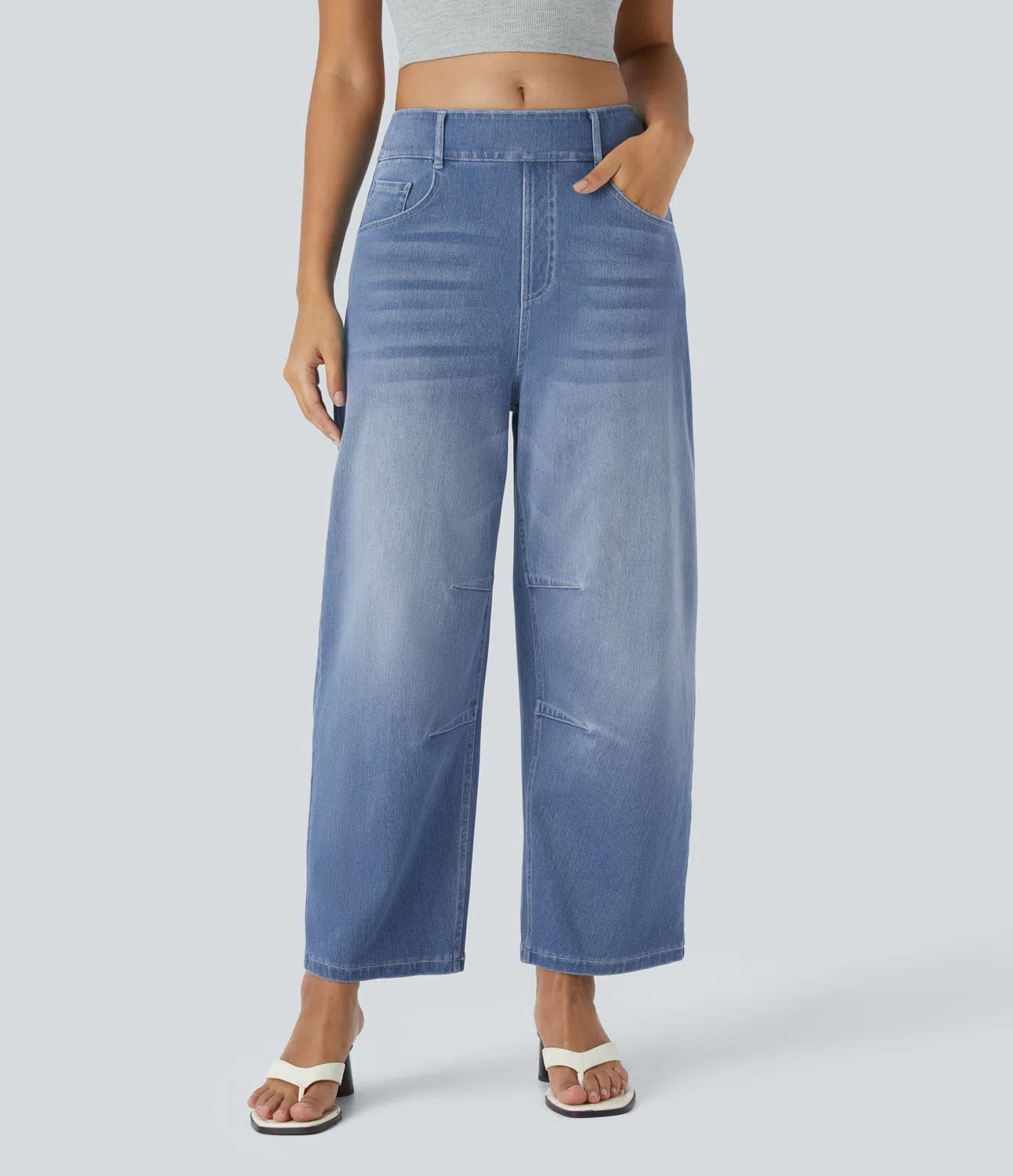 Stretchy Knit Jeans