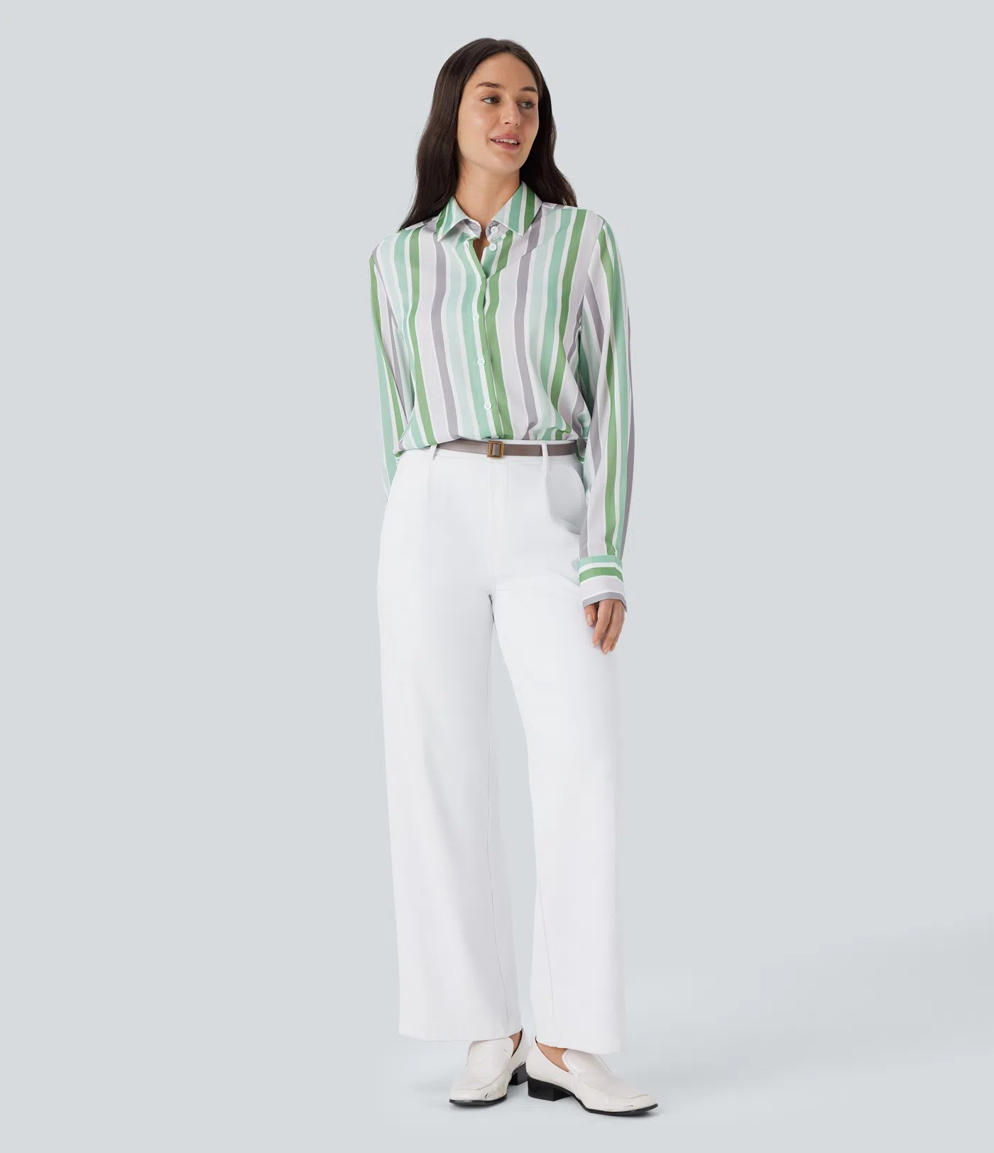 StripePlacket Shirt