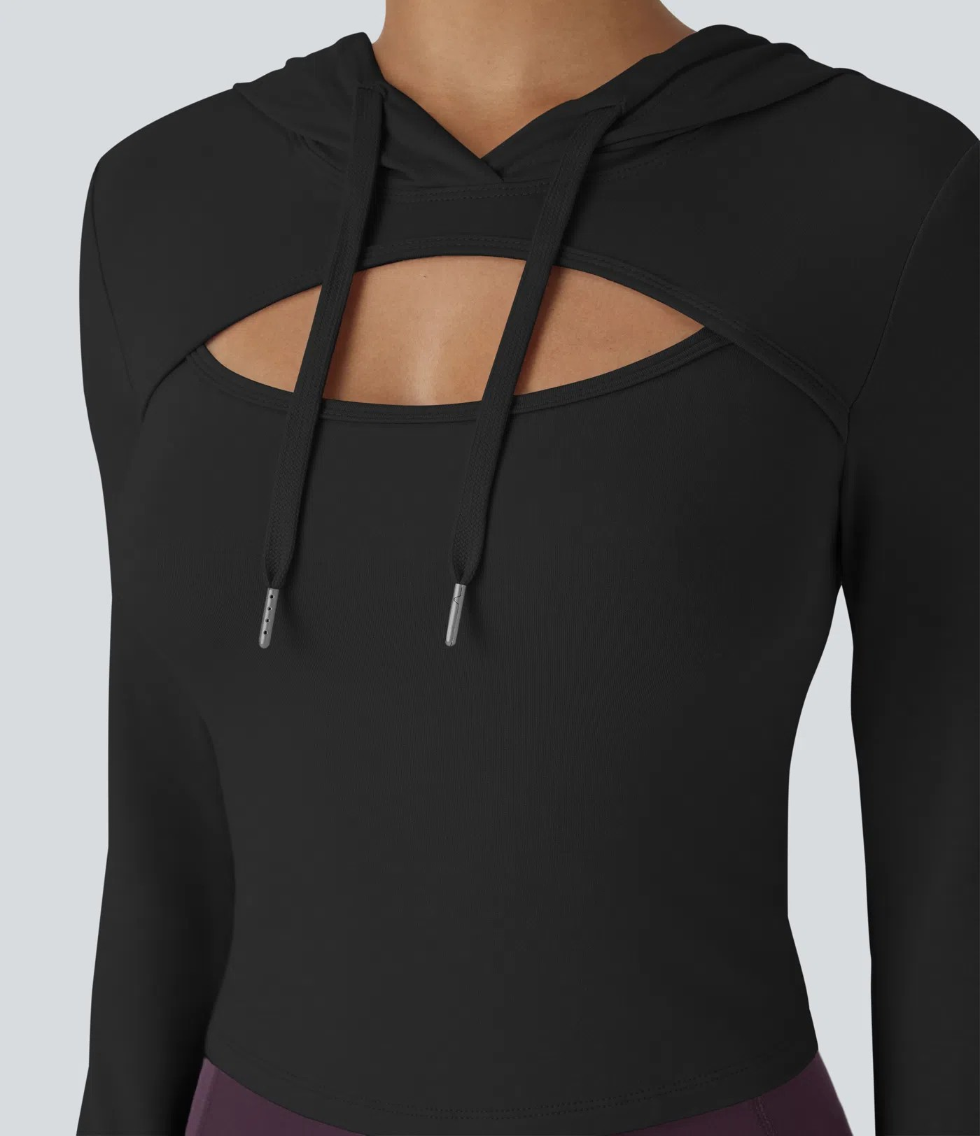 Cutout Hoodie sweatshirt