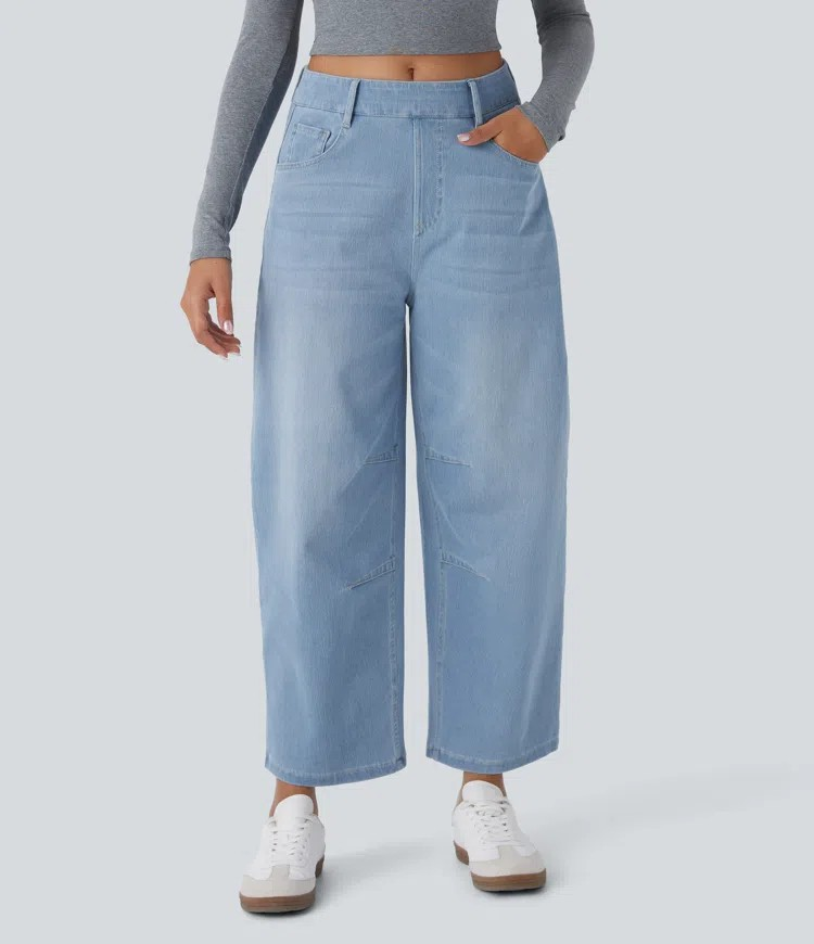 Stretchy Knit Jeans