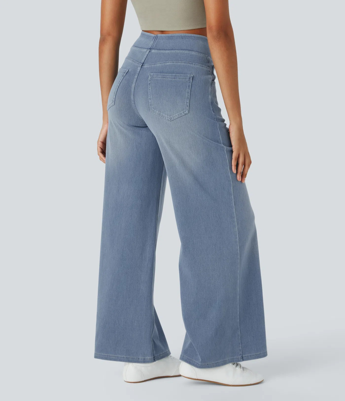 High waist wide-leg Jeans
