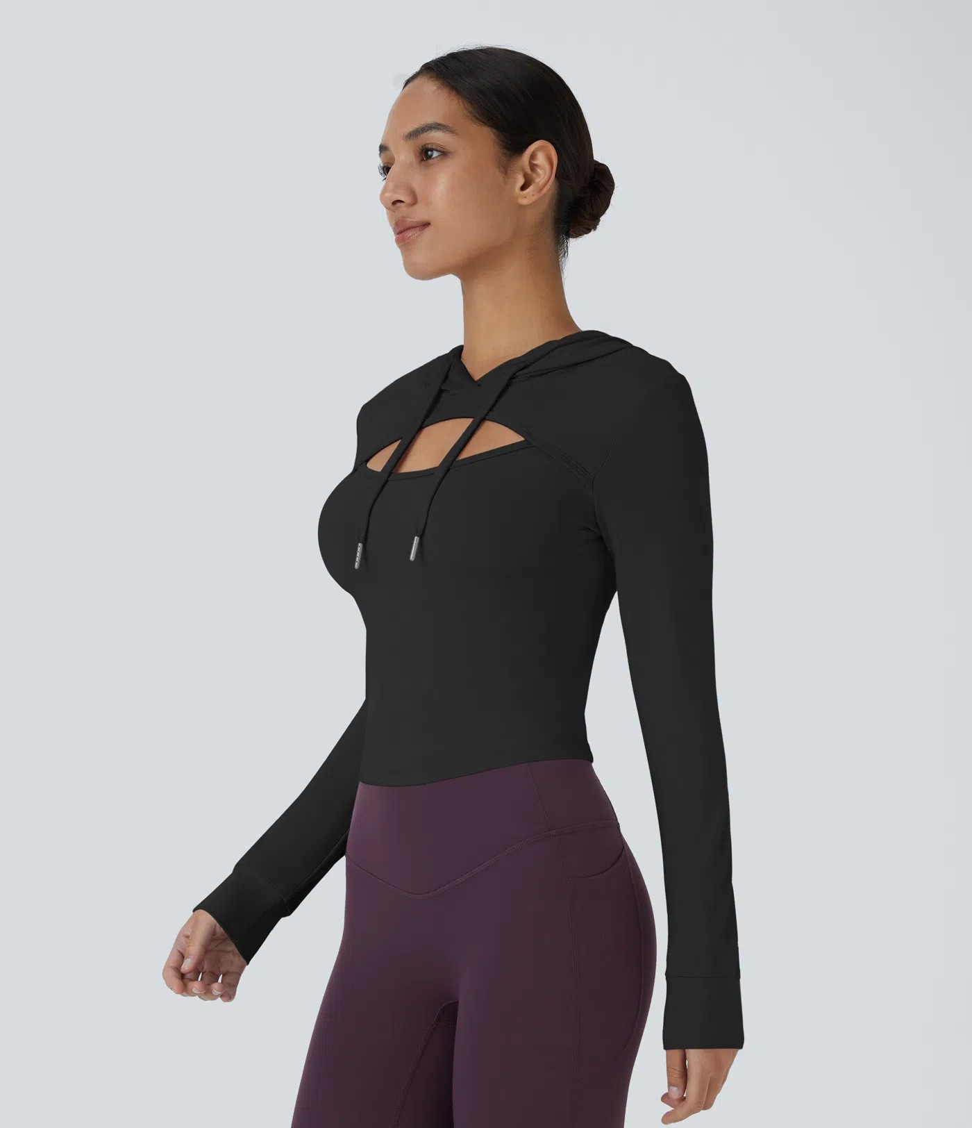 Cutout Hoodie sweatshirt