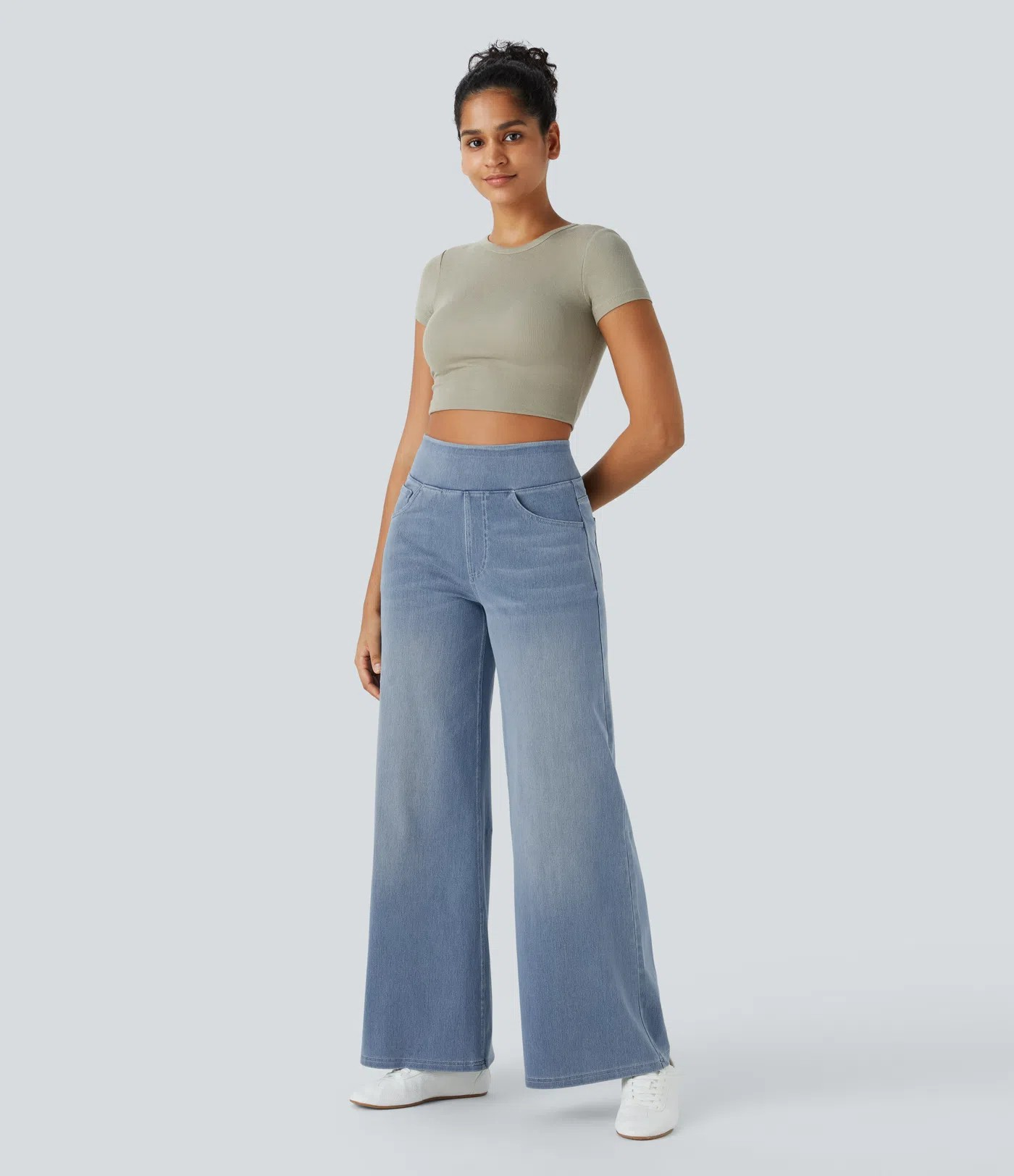 High waist wide-leg Jeans
