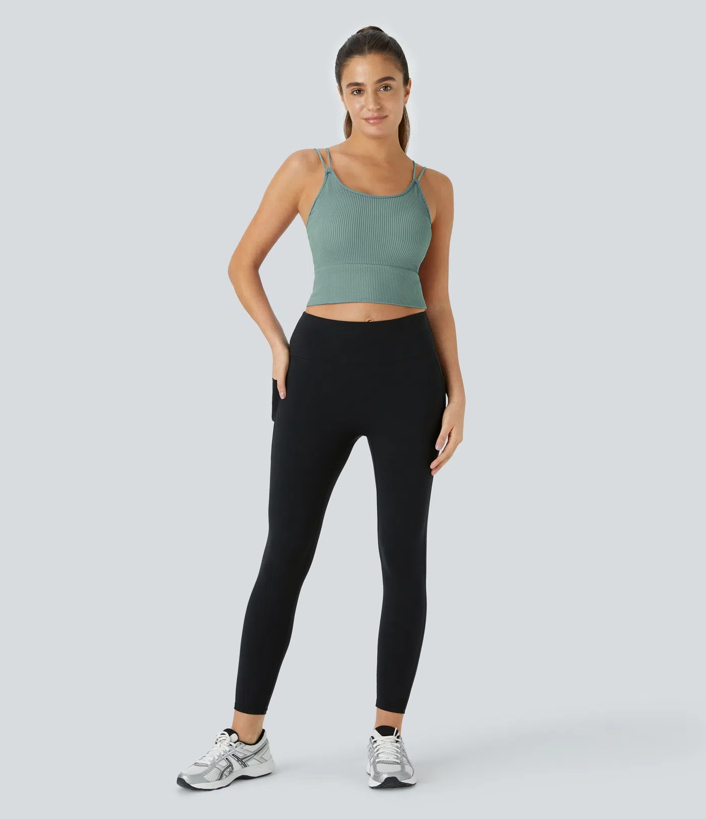 Seamless V-Back Yoga Tank