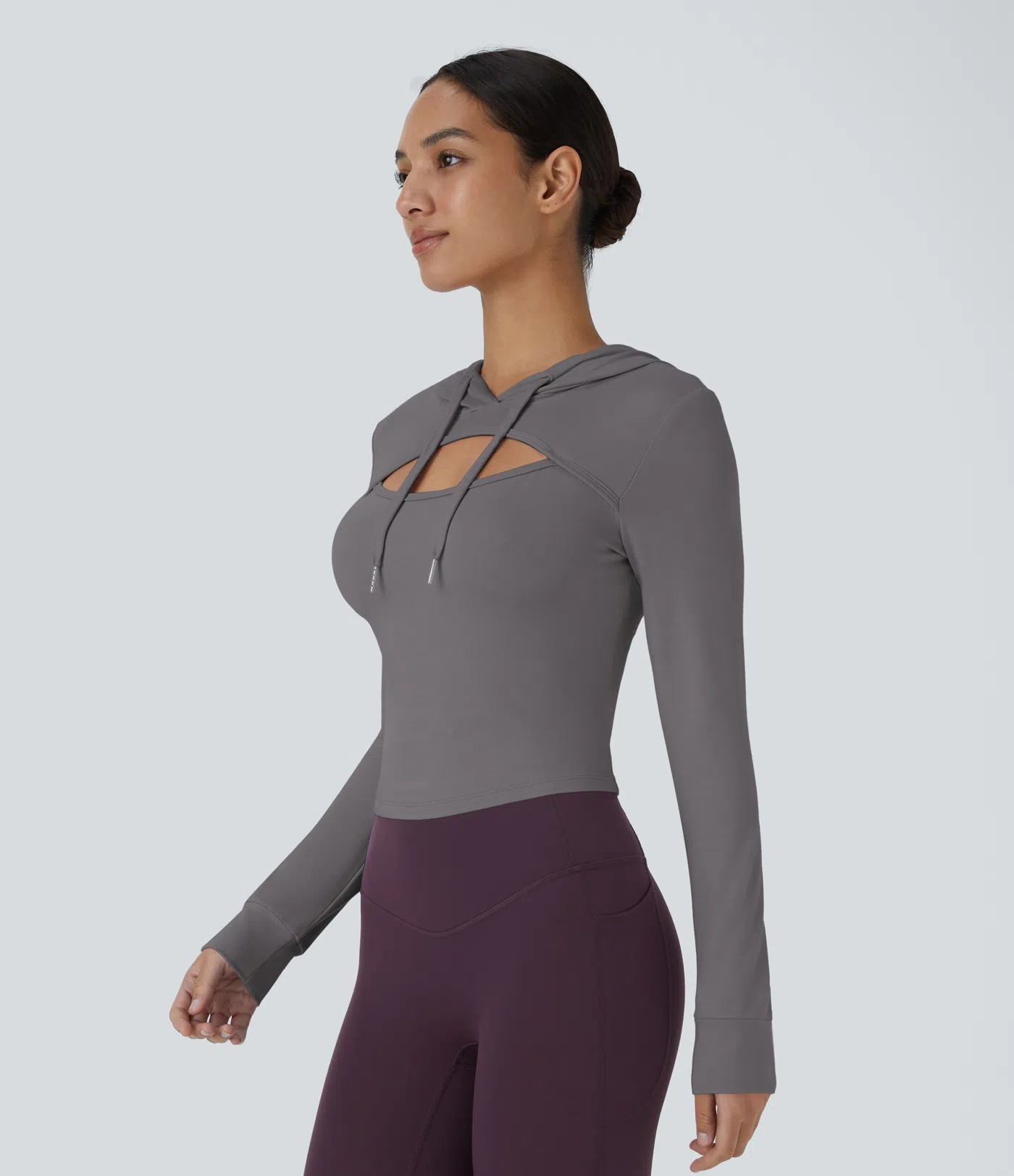 Cutout Hoodie sweatshirt