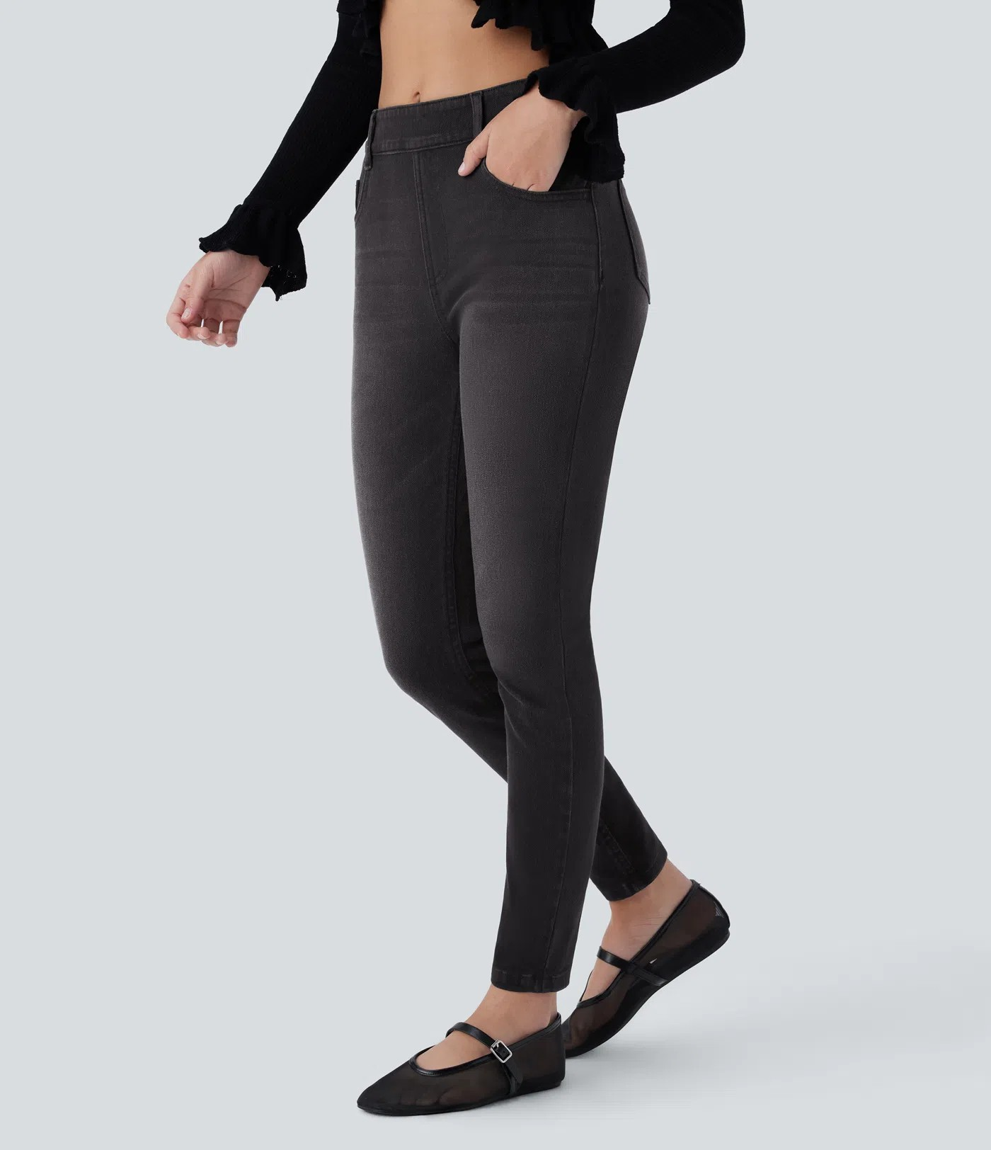 Flex Pull-On Skinny Jeans
