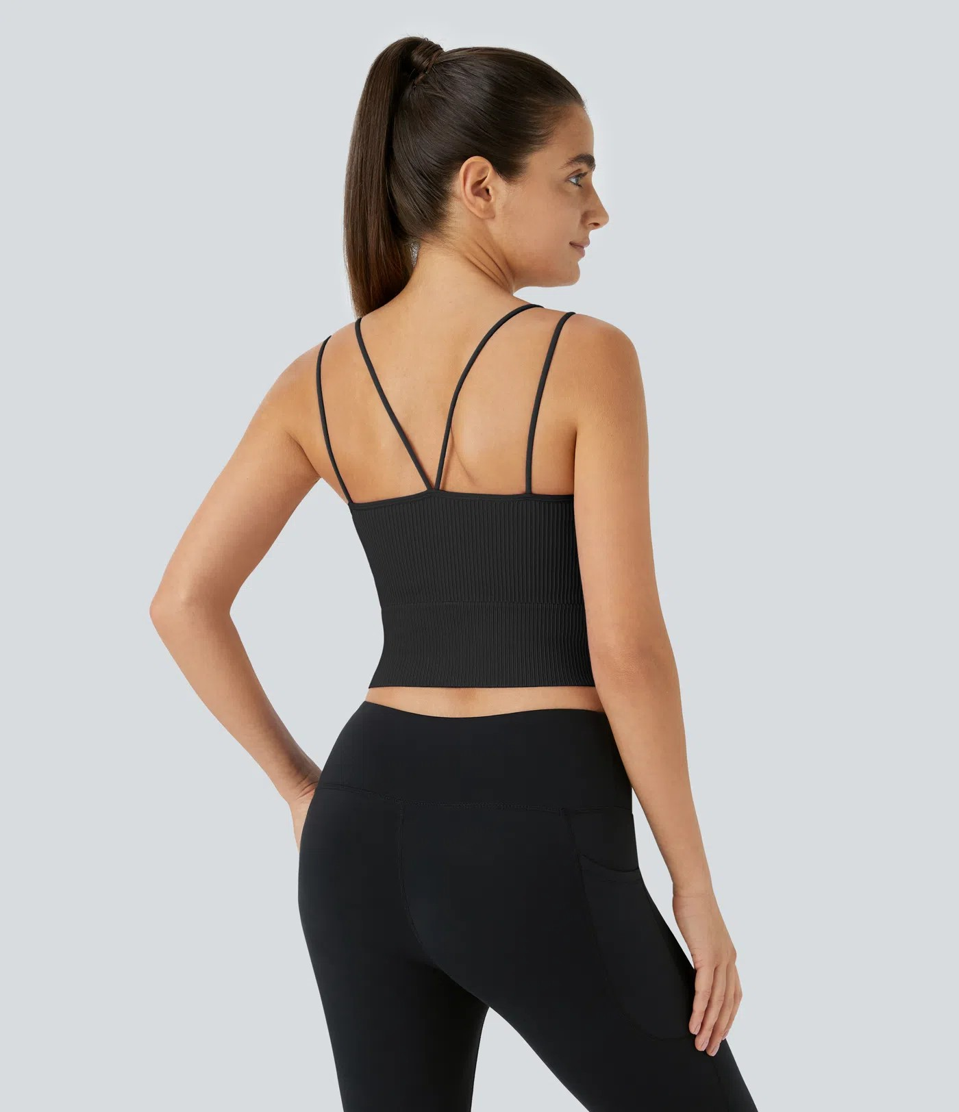 Seamless V-Back Yoga Tank