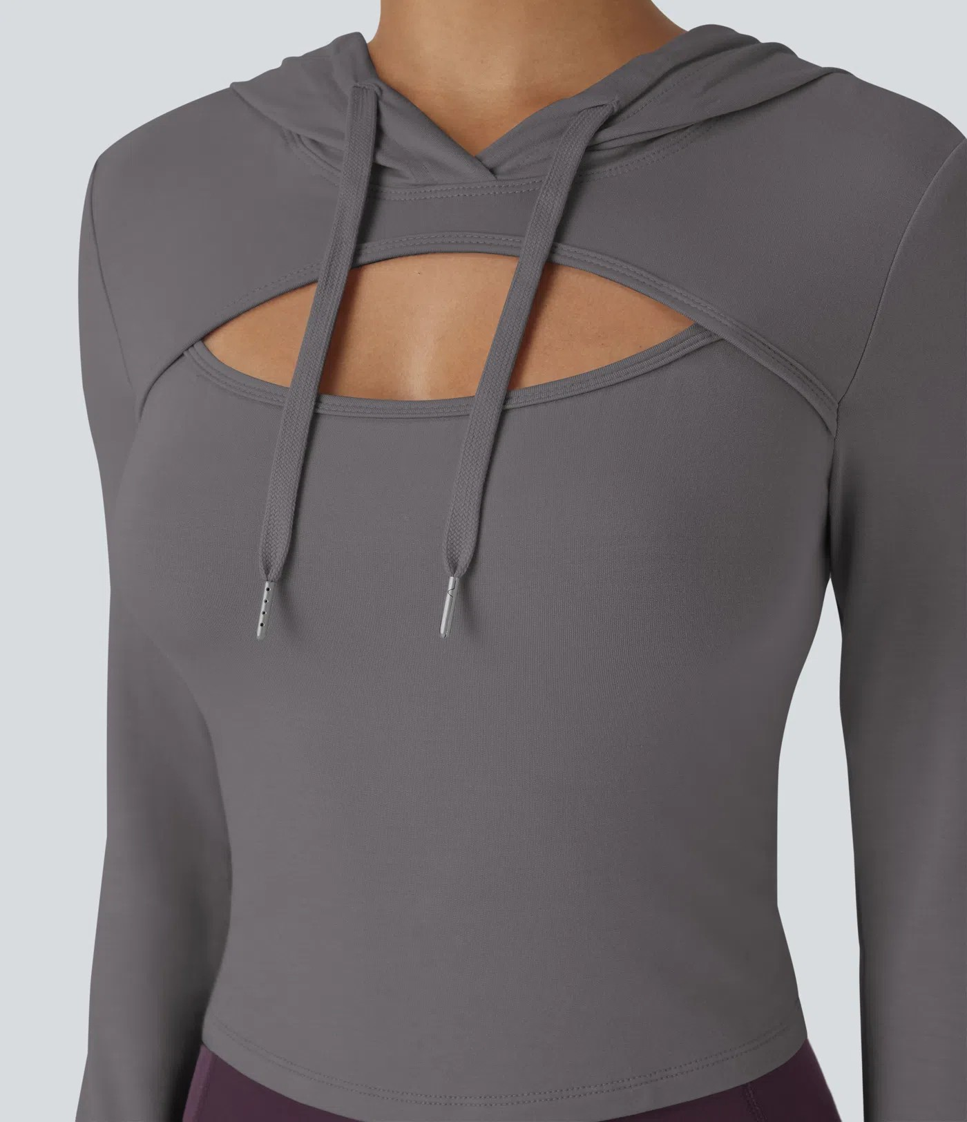 Cutout Hoodie sweatshirt