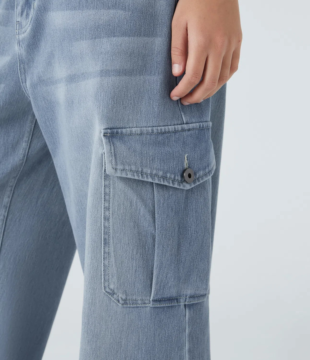 Casual cargo baggy jeans