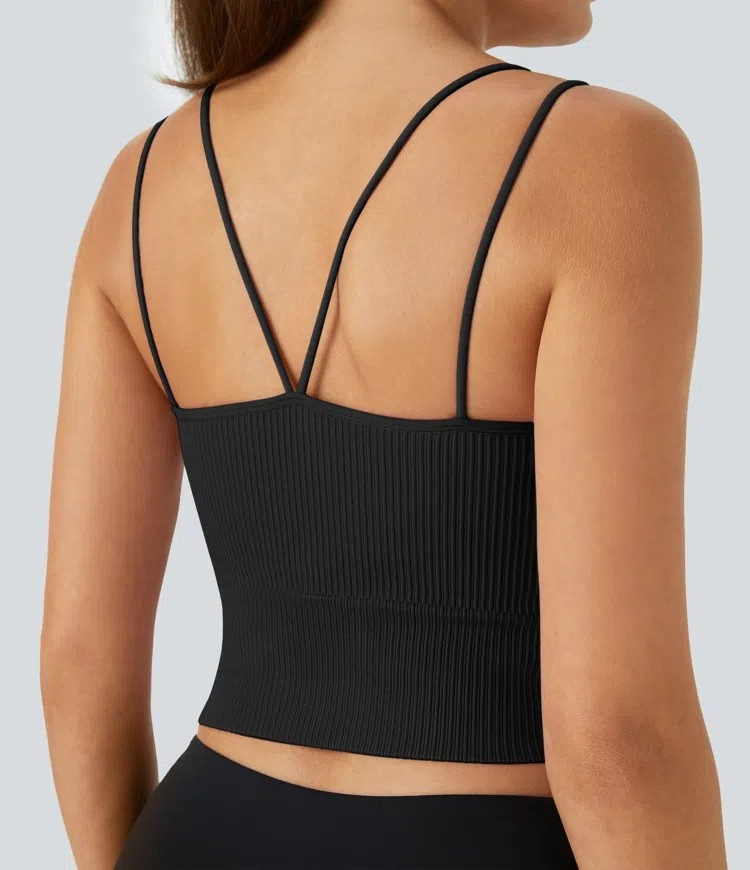 Seamless V-Back Yoga Tank