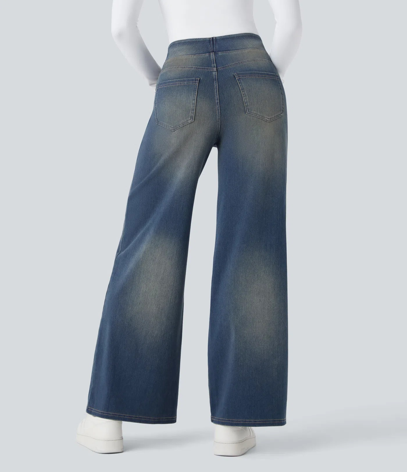 High waist wide-leg Jeans