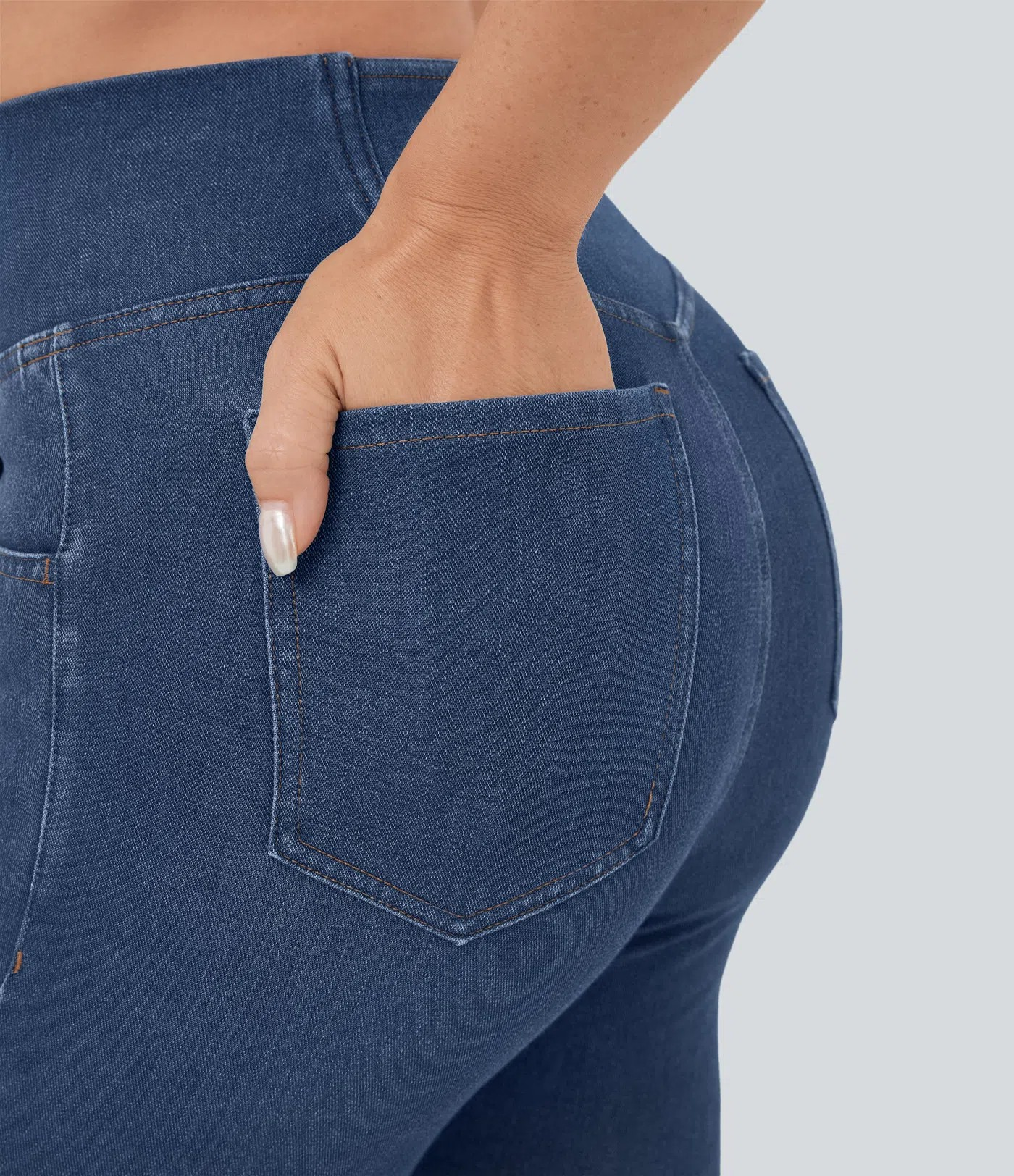 Crossover Flared Jeans