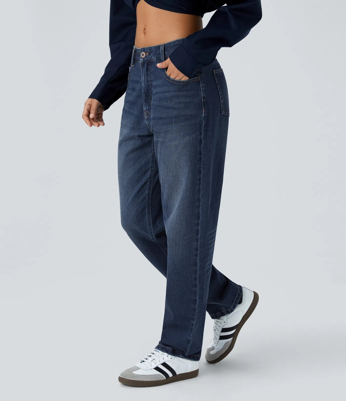 Faded Mom Jeans
