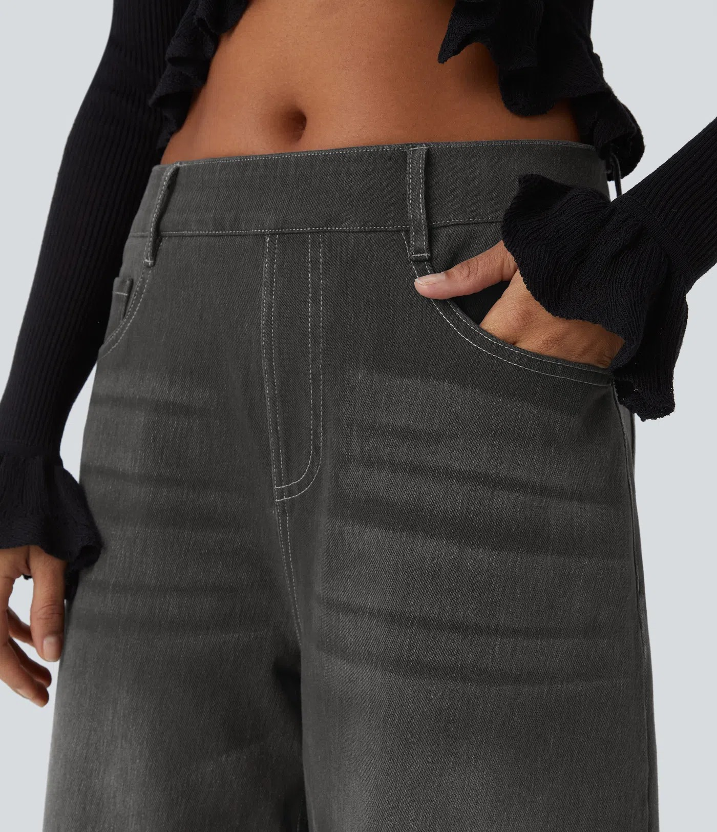 Stretchy Knit Jeans