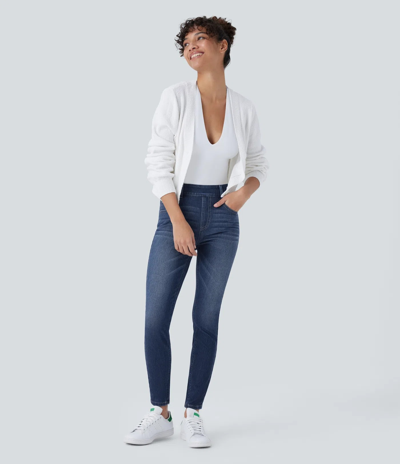 Flex Pull-On Skinny Jeans