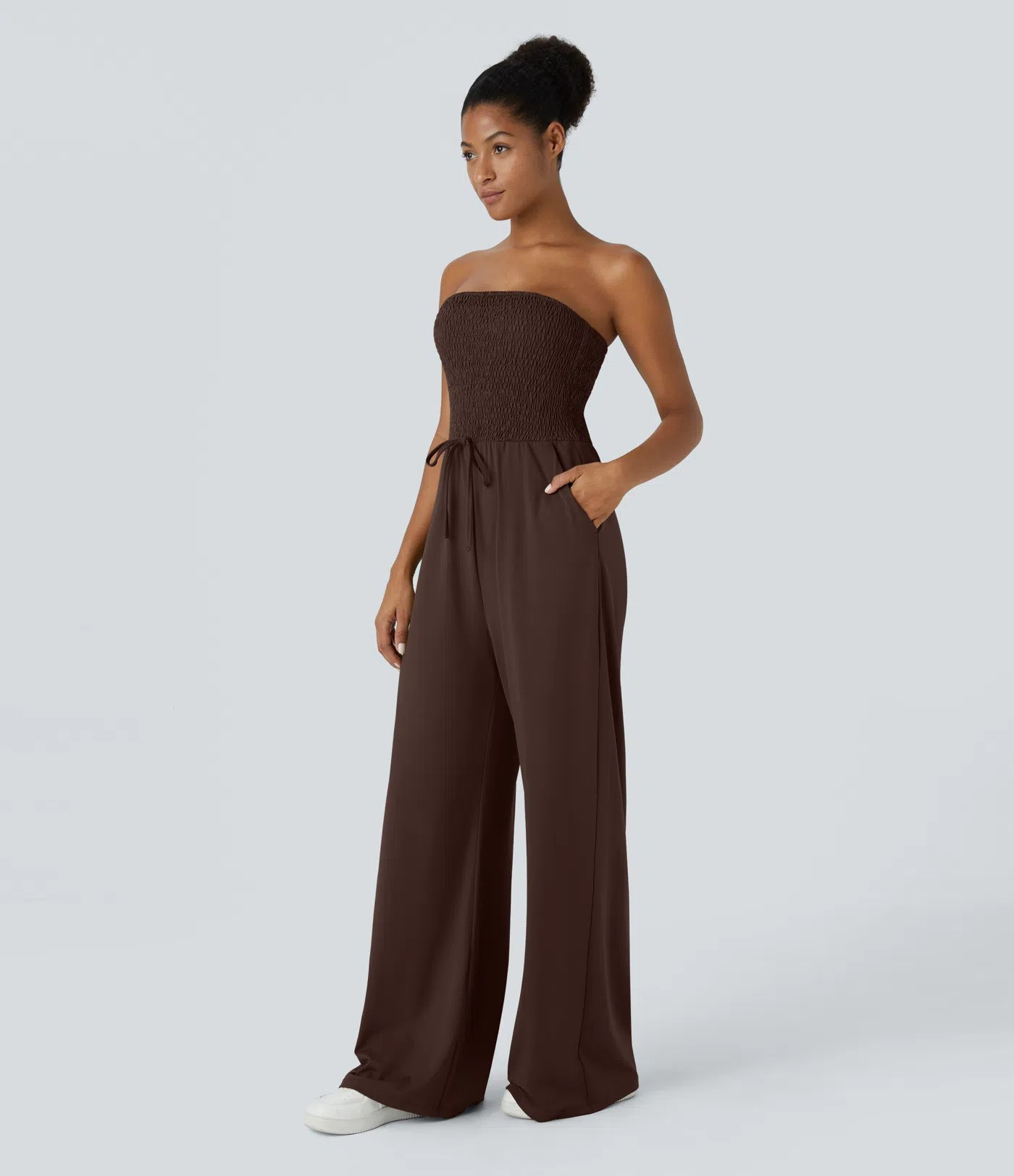 Backless Wide-Leg Jumpsuit