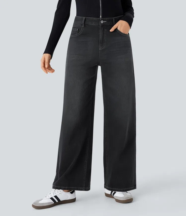 Vibe Faded Baggy Jeans
