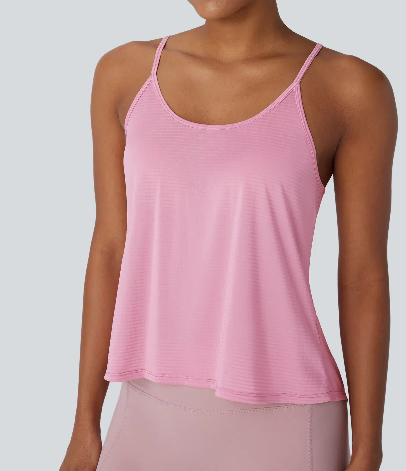 Backless Cross-Back Yoga Tank