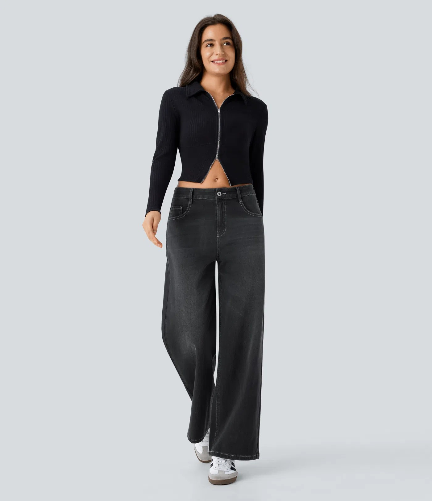 Vibe Faded Baggy Jeans