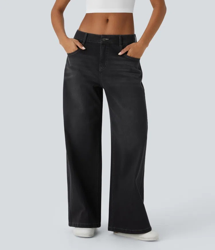 Vibe Faded Baggy Jeans