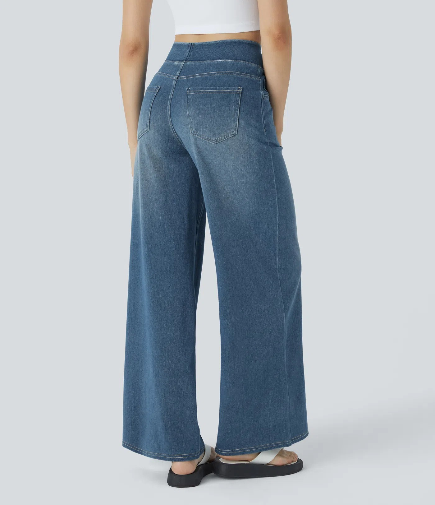 High waist wide-leg Jeans