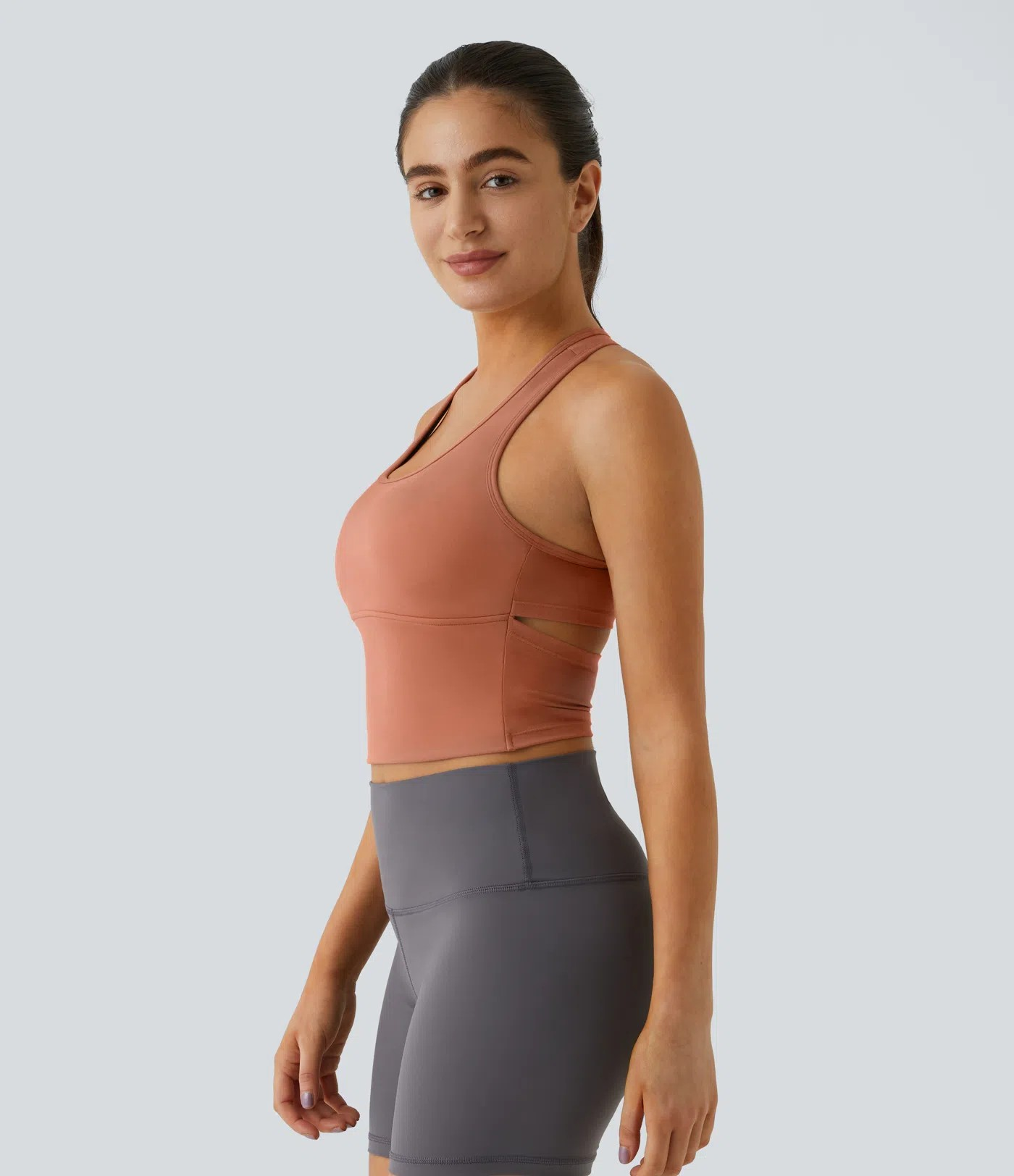 Backless Cutout Yoga Tank