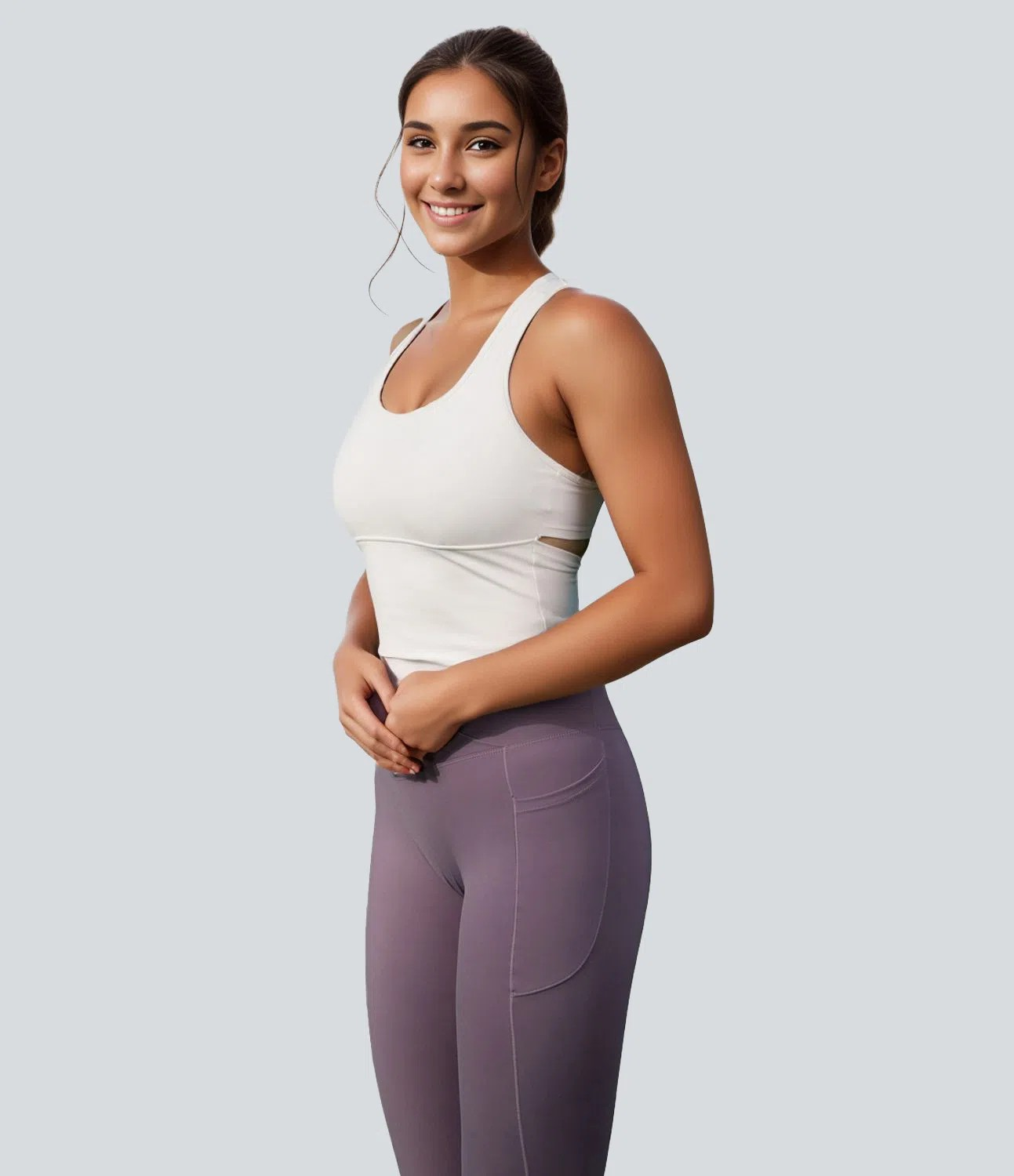 Backless Cutout Yoga Tank