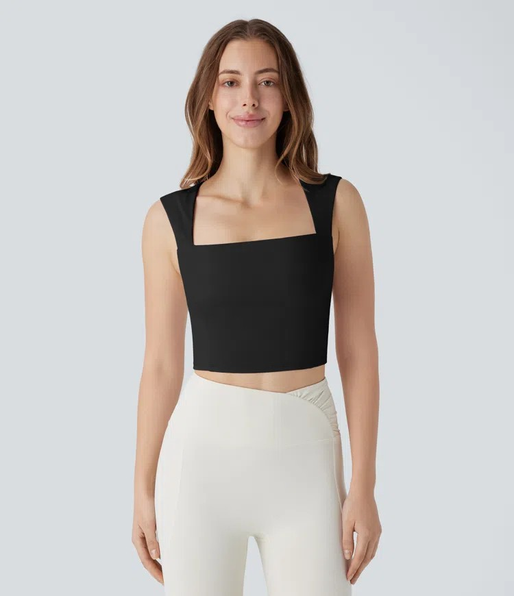 Airy Square Neck Pickleball Tank