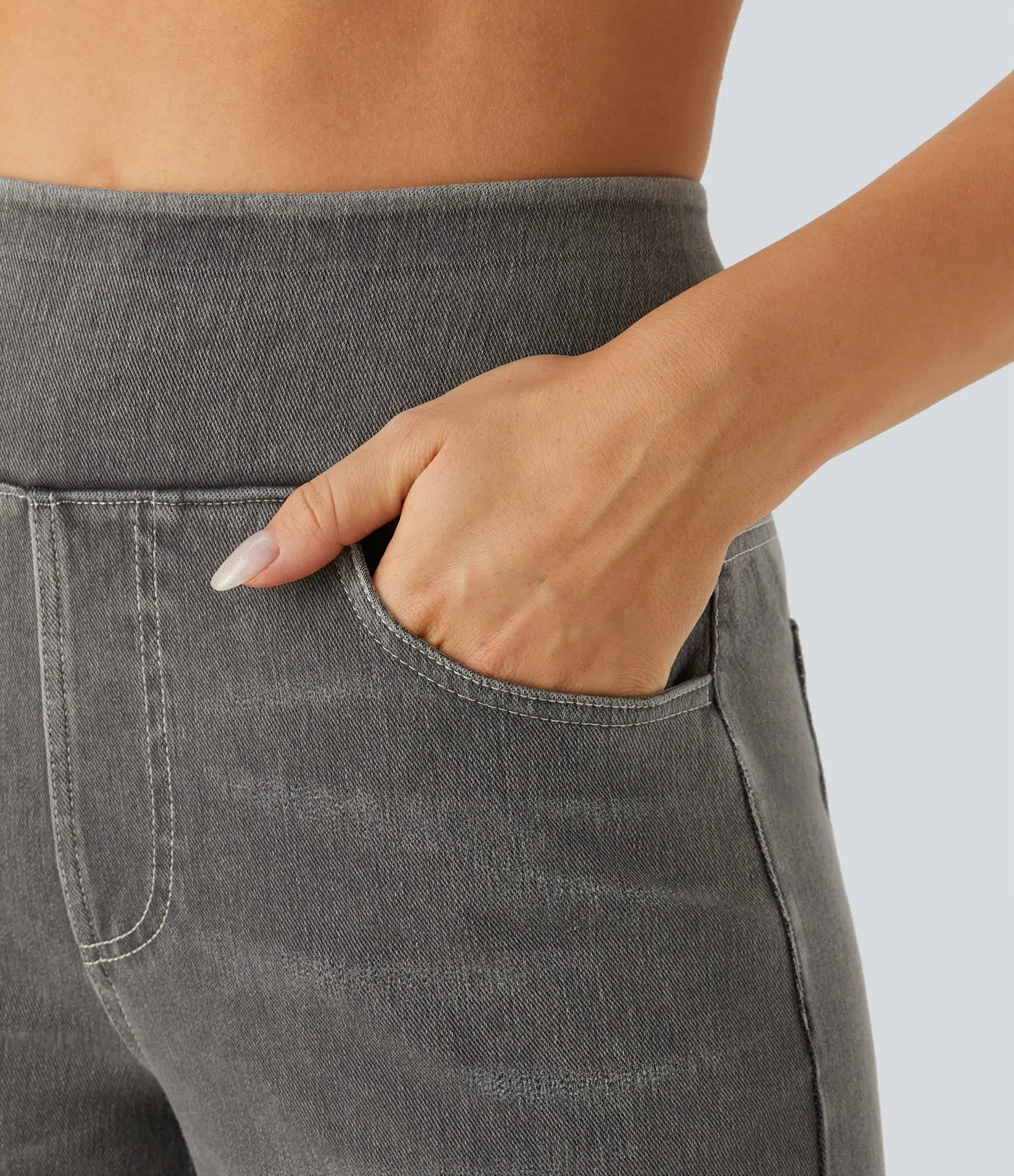 High waist wide-leg Jeans